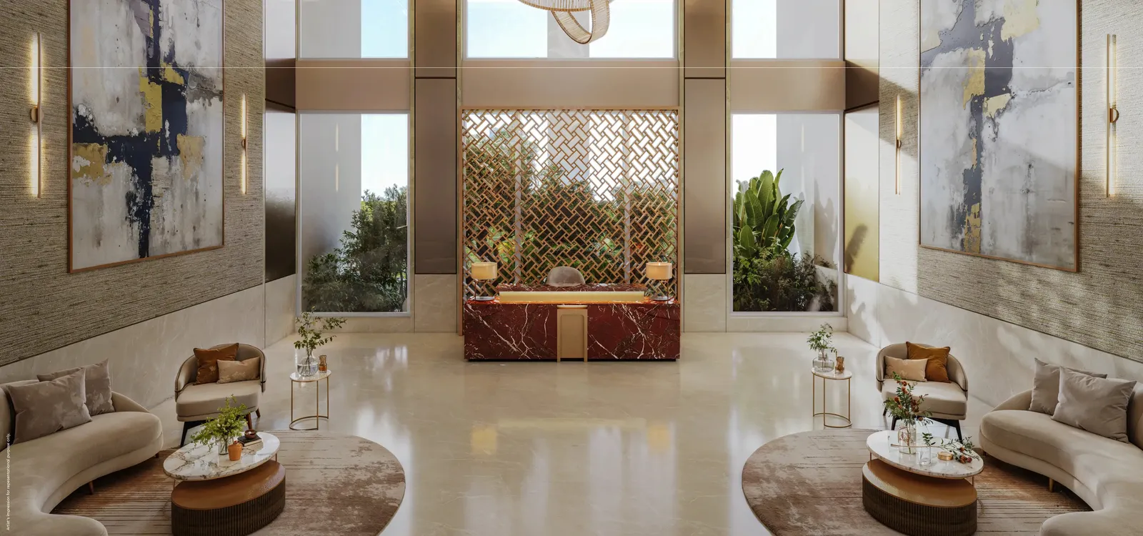 Grand entrance lobby